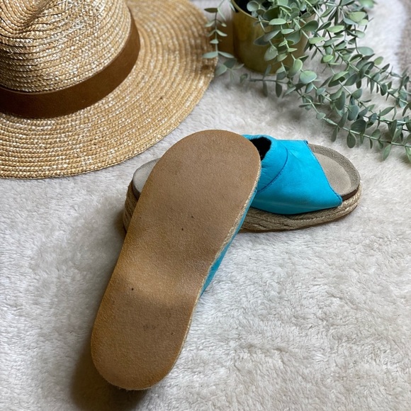 Vintage London Underground espadrille platform wedge - Picture 2 of 6